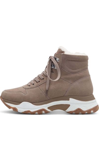 Marco Tozzi Beige Booties Womens Shoes