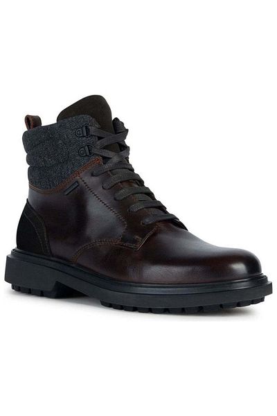 Geox Brown Booties Mens Shoes