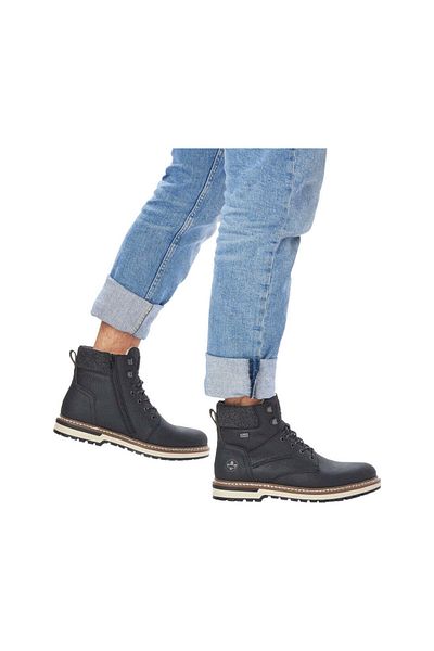 Rieker Cizme negre Pantofi barbati