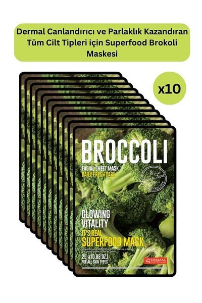 Dermal Revitalizing and Brightening Broccoli Mask 25 Gr