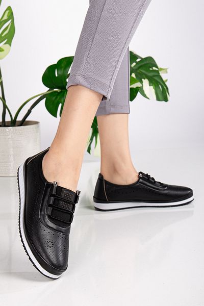 Moricha Pantofi de damă cu elastic perforat pentru mamă Balerini