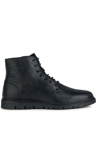 Geox Black Booties Mens Shoes