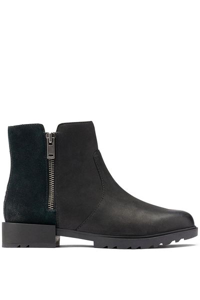 Sorel Black Booties Womens Shoes