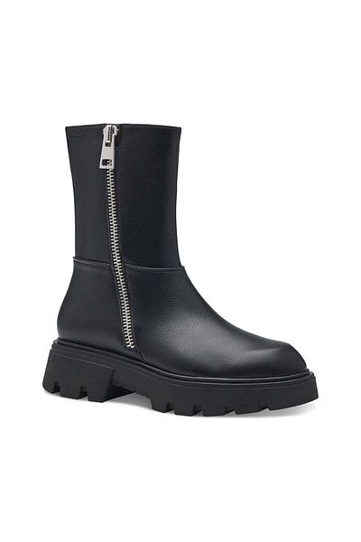 Tamaris Black Booties Womens Shoes