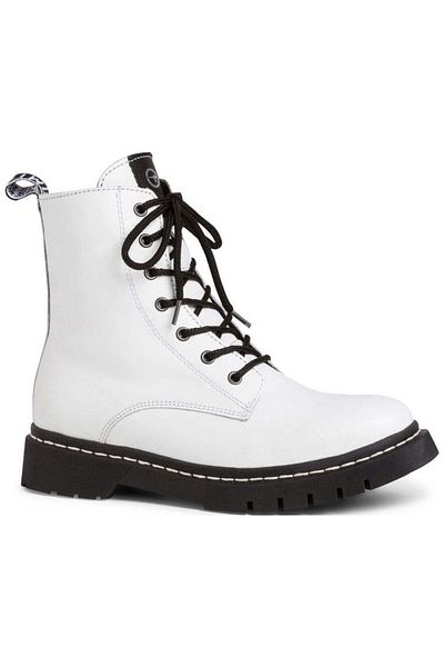 Tamaris White Booties Womens Shoes