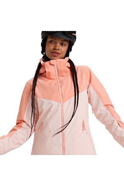 Roxy Free Jet Block Kadın Pembe Snowboard Ceketi KADIN SNOWBOARD CEKETİ ERJTJ...
