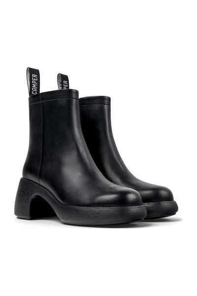 CAMPER Black Booties Womens Shoes