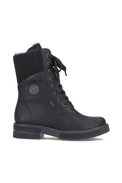 Rieker Black Booties Womens Shoes