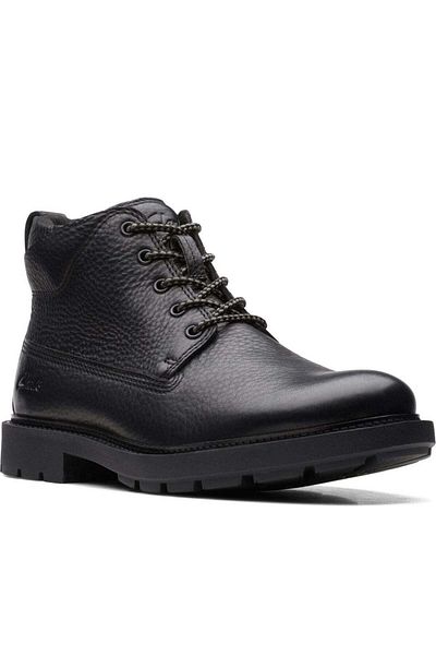 CLARKS Black Booties Mens Shoes