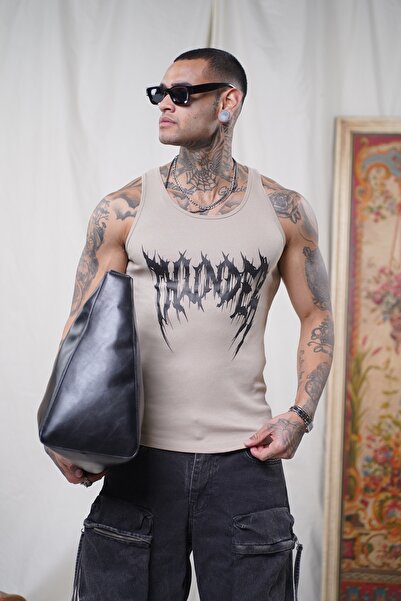 Butik TREND WE Ανδρικό εσώρουχο από ύφασμα καμισόλ με στάμπα με λεπτή εφαρμογή