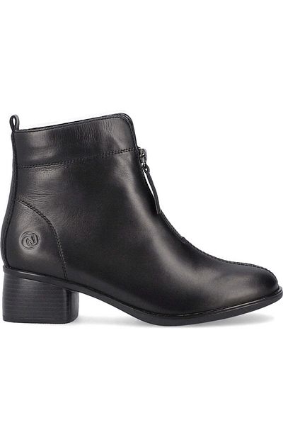 Remonte Black Booties Womens Shoes