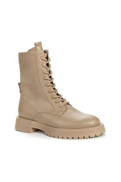 Betsy Beige Booties Womens Shoes