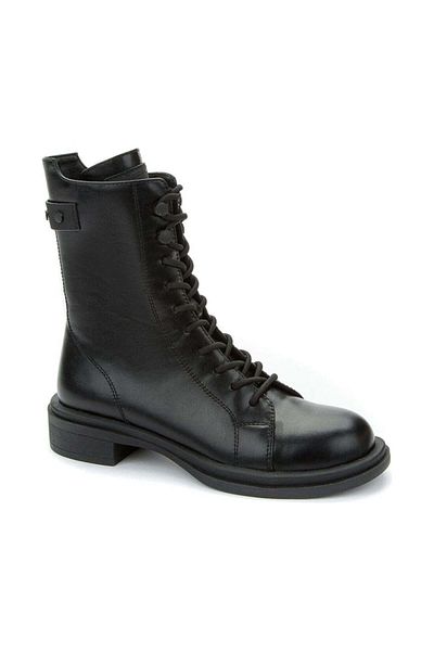 Betsy Black Booties Womens Shoes