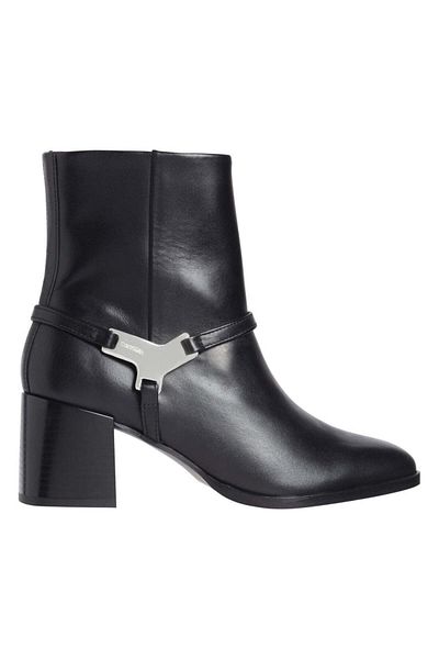 Calvin Klein Black Booties Womens Shoes