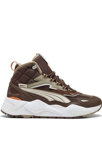 Puma Brown Booties Womens Shoes