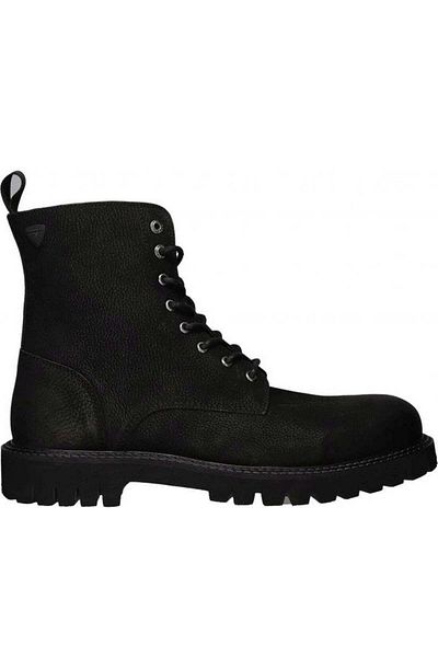 SALAMANDER Black Booties Mens Shoes
