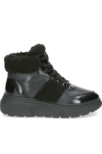 Caprice Black Booties Womens Shoes