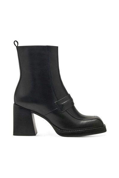 Tamaris Black Booties Womens Shoes