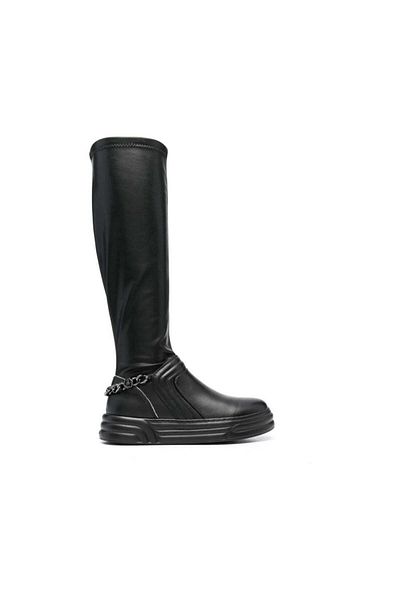 Liu Jo Black Booties Womens Shoes