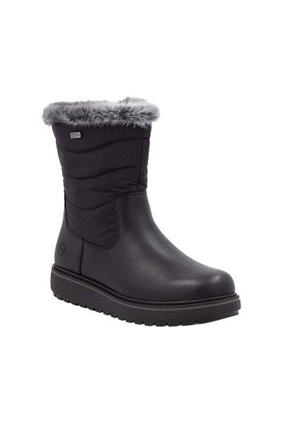 Remonte Black Booties Womens Shoes