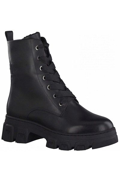 Tamaris Black Booties Womens Shoes