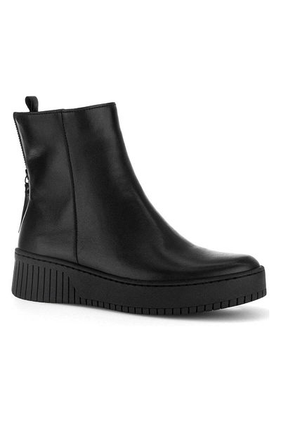 GABOR Black Booties Womens Shoes