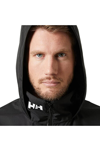 Helly Hansen Crew Hooded Coat Men's Black Coat Men's Coat Hha.34443
