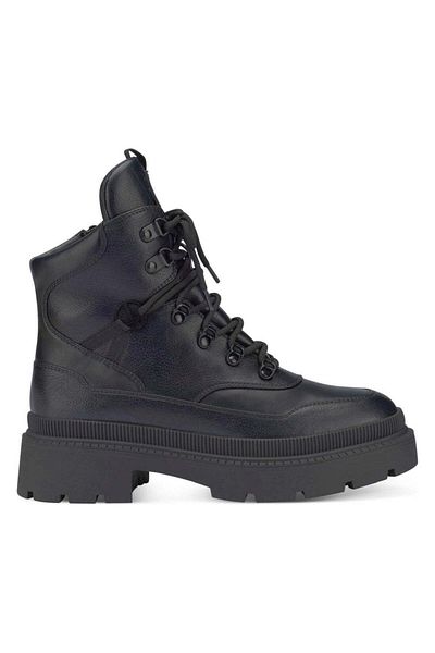 Tamaris Black Booties Womens Shoes