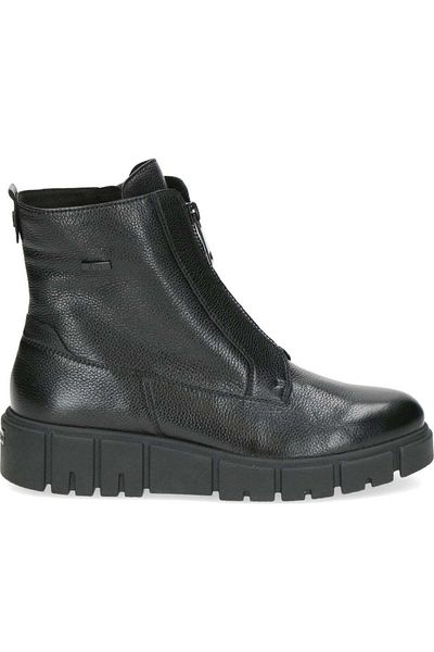 Caprice Black Booties Womens Shoes