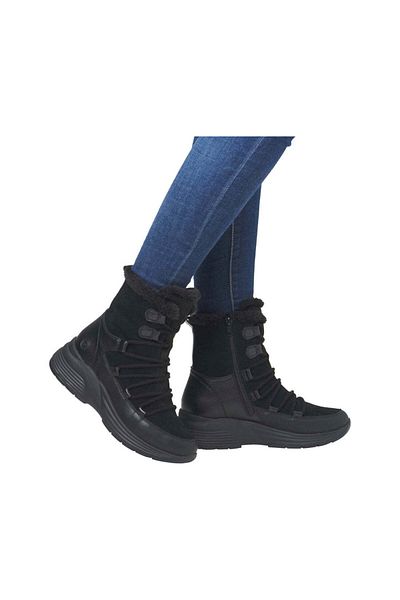 Remonte Black Booties Womens Shoes