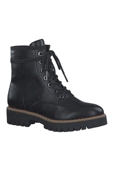 s.Oliver Black Booties Womens Shoes