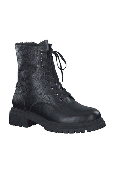 Tamaris Black Booties Womens Shoes