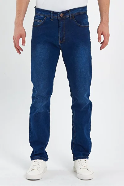 Cavla Collection Men's Zippered Stone Classic Jeans