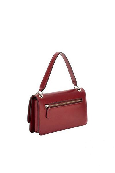Guess Eco Evaine Top Handle Flap Women's Red Shoulder Bag Hwevg953520-Red