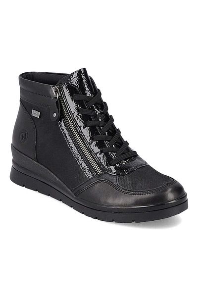 Remonte Black Booties Womens Shoes