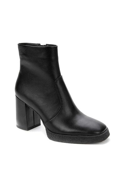 Betsy Black Booties Womens Shoes