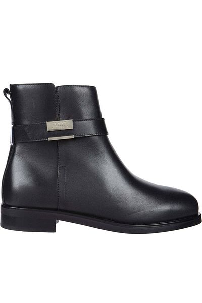 Tommy Hilfiger Black Booties Womens Shoes