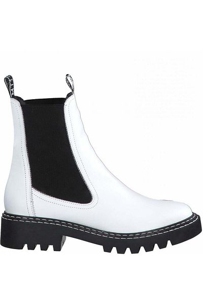 Tamaris White Booties Womens Shoes
