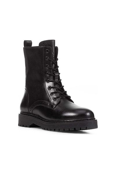 Geox Black Booties Womens Shoes