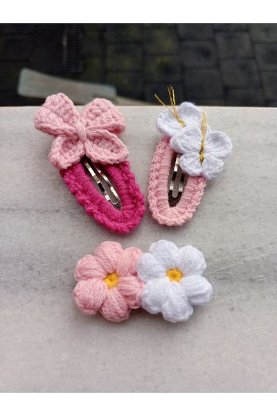 Jolly accesory Buckle Knitted Snap Set for Mother and Child