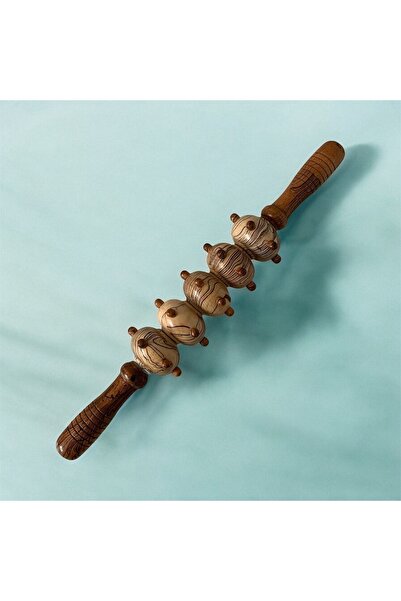 Home عصا تدليك دوارة من الخشب السيلوليت - بكرة دوارة وعصا تدليك اليد والقدم و...