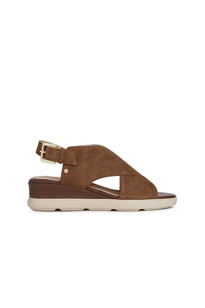 Geox Brown Sandals Womens Shoes