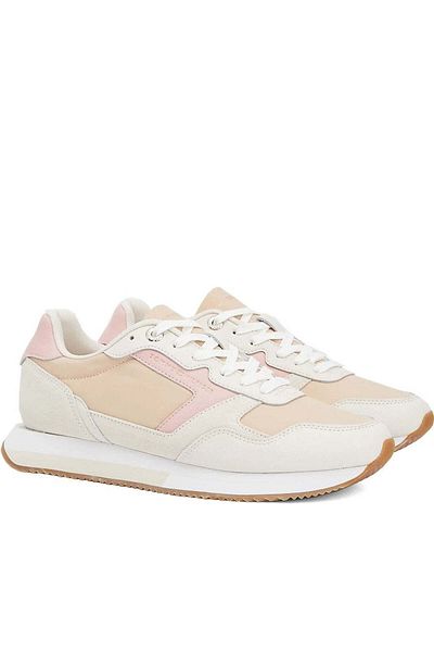 Tommy Hilfiger Pink Trainers Womens Shoes