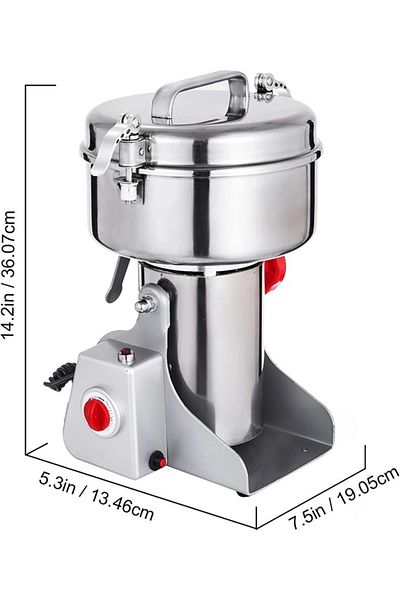 TOSCANA U Stainless Steel Electric Coffee Grinder Bean Grinding 2100W 1000g