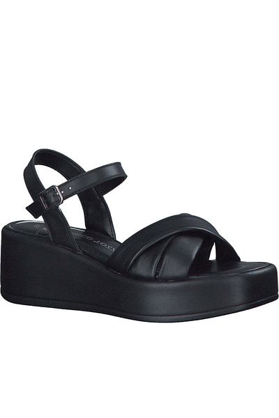 Marco Tozzi Black Sandals Womens Shoes