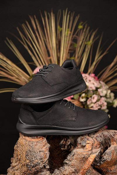 Scooter Men's Summer - 100% Genuine Leather, Anti-Sweat, Orthopedic Sole, Comfortable Ultra-Light Casual Shoes