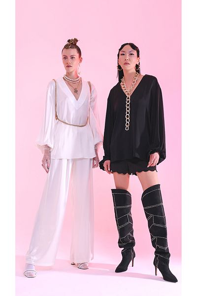 PleasureOfSilk Μπλούζα Newali Silk Tunic