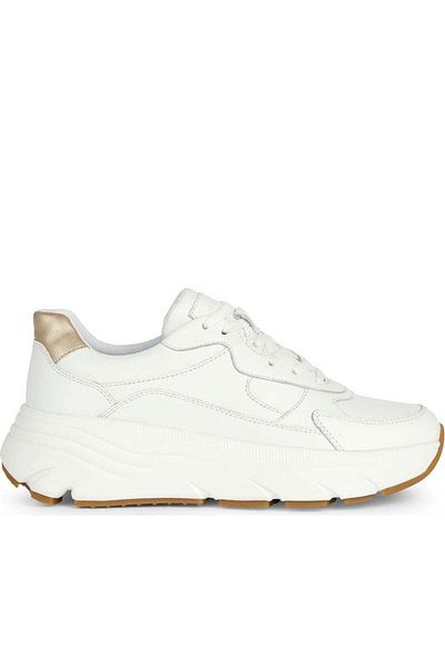 Geox Pantofi albi pentru femei