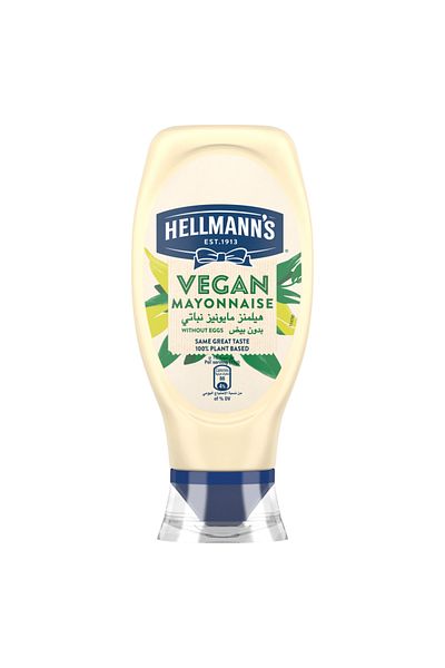 Hellmann's Mayonnaise, Ideal as a dip, dressing or spread, Vegan Mayo, 100% plant based, 405g
