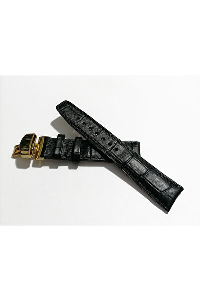 FADO &Hertür Saate &Uygun  Kelebek  Toka 22 MM  siyah   Kordon(181) altın  toka